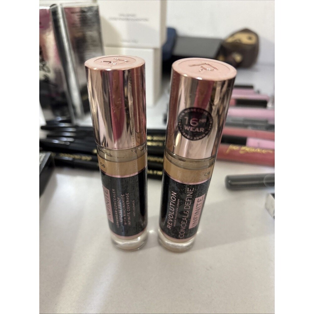 Makeup Revolution Beauty Conceal & Define Infinite Concealer XL, C6 LONG LASTING